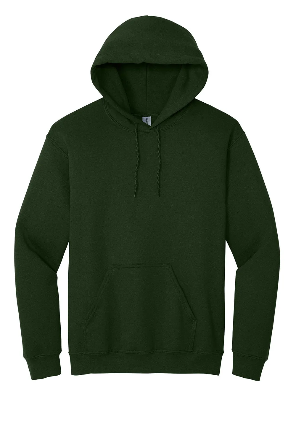Gildan Mens Pill Resistant Hooded Sweatshirt Hoodie w/ Pouch Pocket - Forest Green  Affordable Clothing Gildan