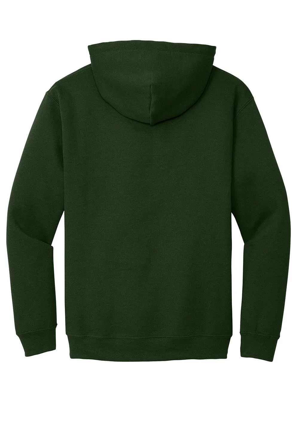 Gildan Mens Pill Resistant Hooded Sweatshirt Hoodie w/ Pouch Pocket - Forest Green  Affordable Clothing Gildan