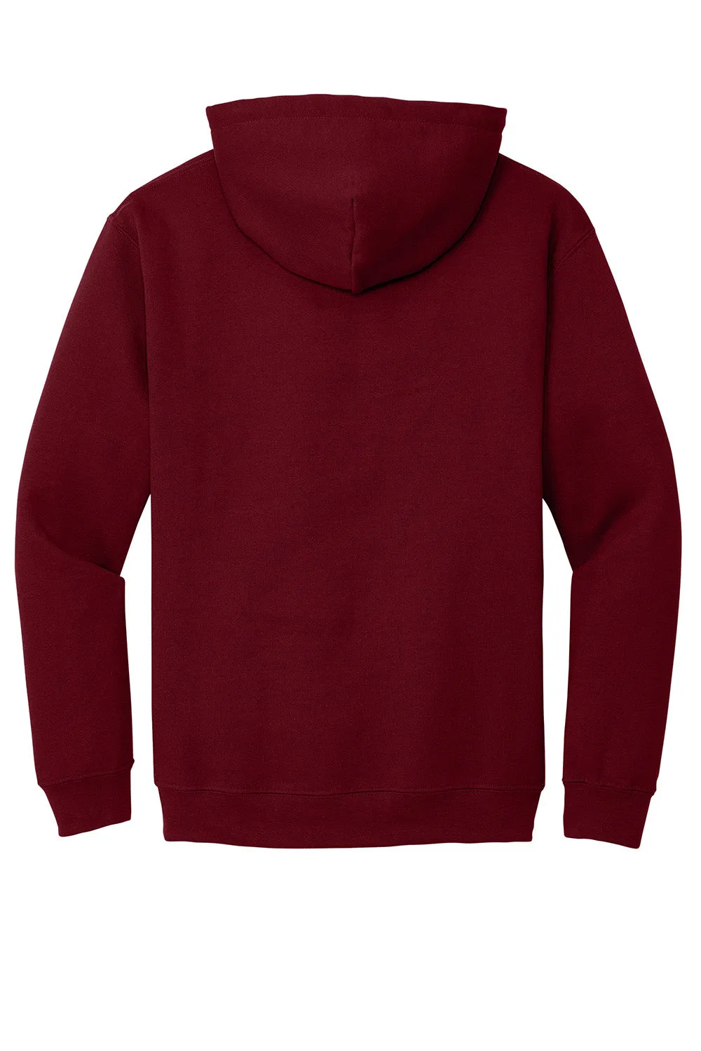 Gildan Mens Pill Resistant Hooded Sweatshirt Hoodie w/ Pouch Pocket - Garnet Red  Affordable Clothing Gildan