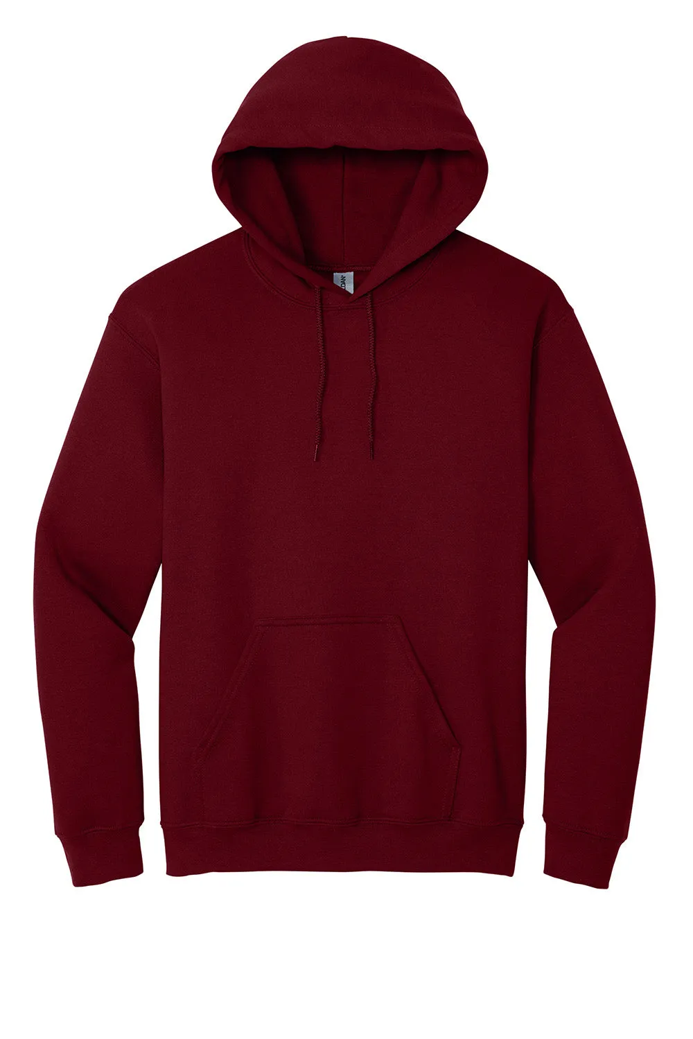 Gildan Mens Pill Resistant Hooded Sweatshirt Hoodie w/ Pouch Pocket - Garnet Red  Affordable Clothing Gildan