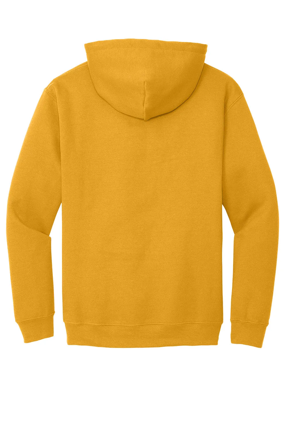Gildan Mens Pill Resistant Hooded Sweatshirt Hoodie w/ Pouch Pocket - Gold  Affordable Clothing Gildan