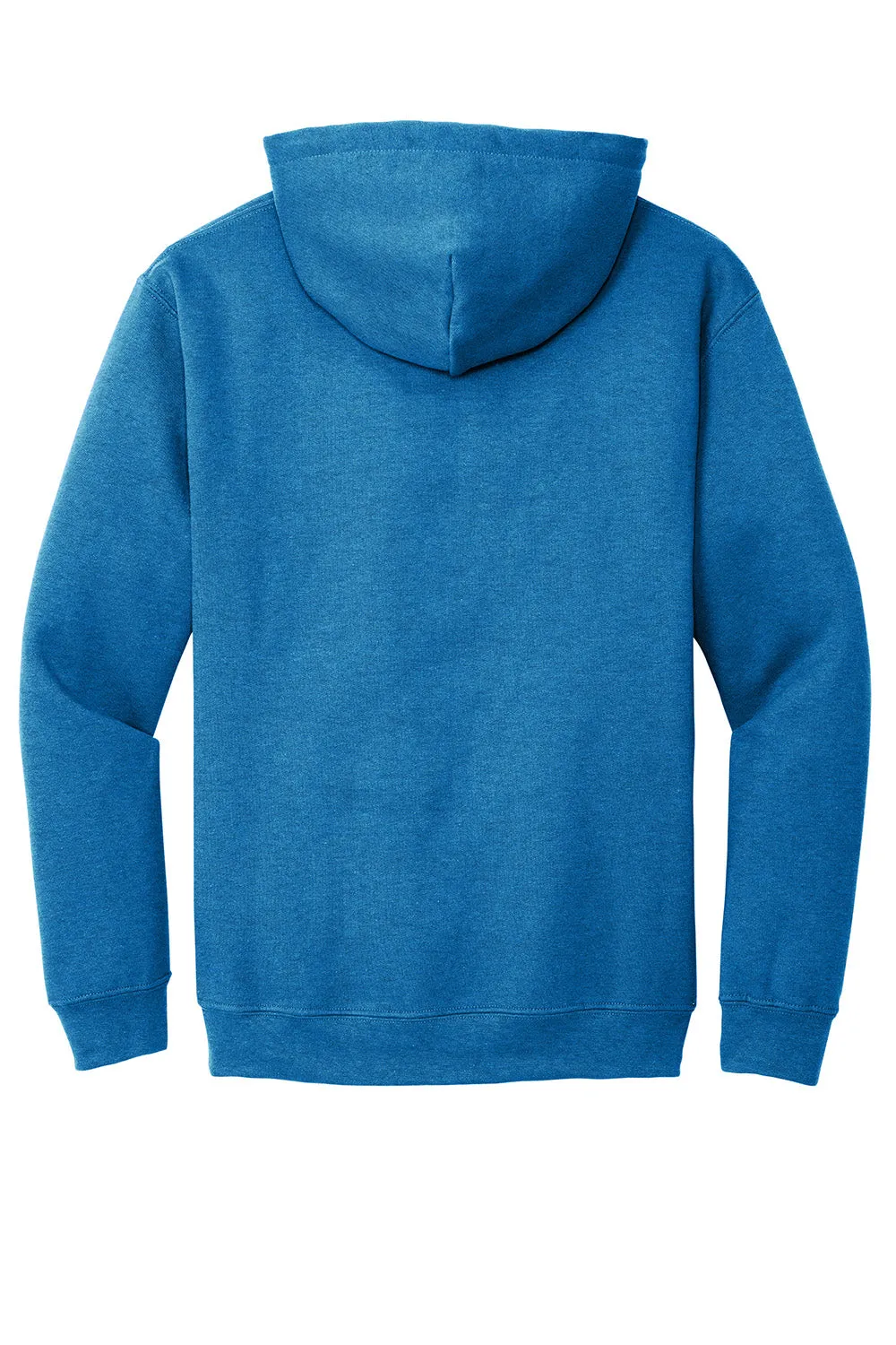 Gildan Mens Pill Resistant Hooded Sweatshirt Hoodie w/ Pouch Pocket - Heather Royal Blue  Affordable Clothing Gildan