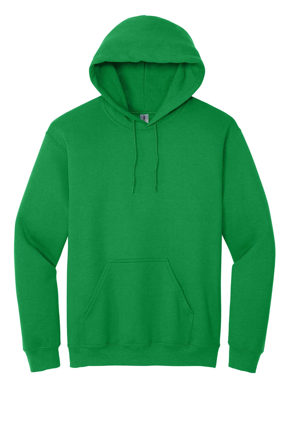 Gildan Mens Pill Resistant Hooded Sweatshirt Hoodie w/ Pouch Pocket - Irish Green  Affordable Clothing Gildan