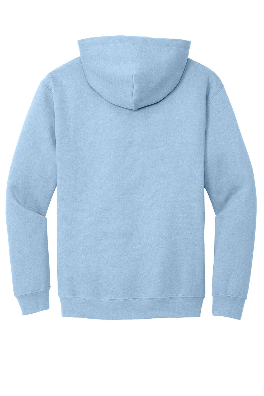 Gildan Mens Pill Resistant Hooded Sweatshirt Hoodie w/ Pouch Pocket - Light Blue  Affordable Clothing Gildan