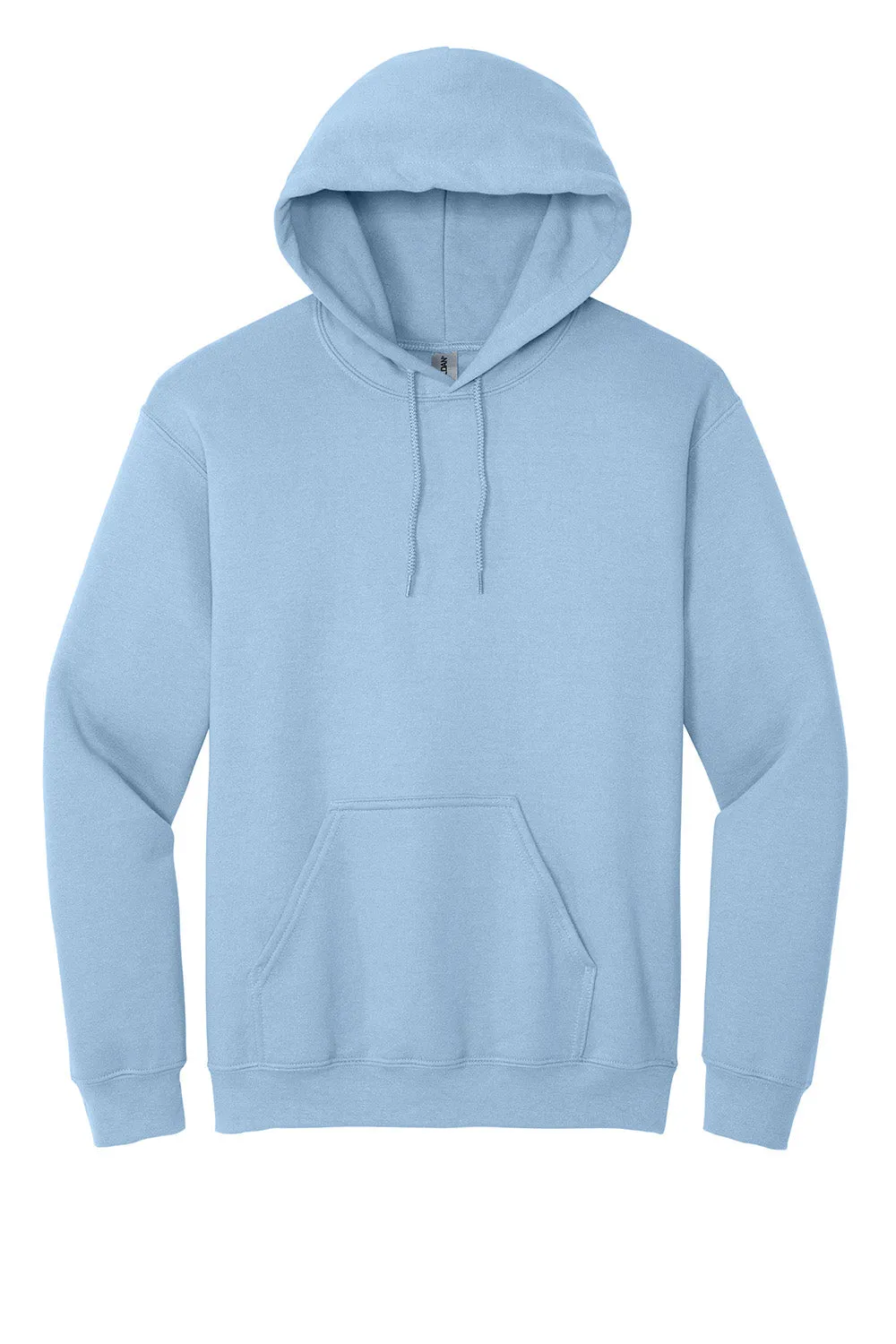 Gildan Mens Pill Resistant Hooded Sweatshirt Hoodie w/ Pouch Pocket - Light Blue  Affordable Clothing Gildan
