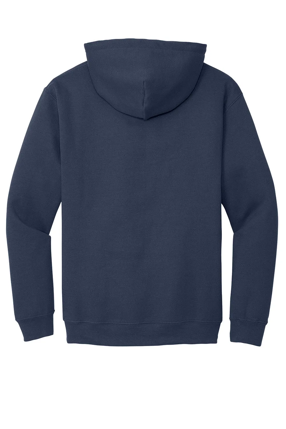 Gildan Mens Pill Resistant Hooded Sweatshirt Hoodie w/ Pouch Pocket - Navy Blue  Affordable Clothing Gildan