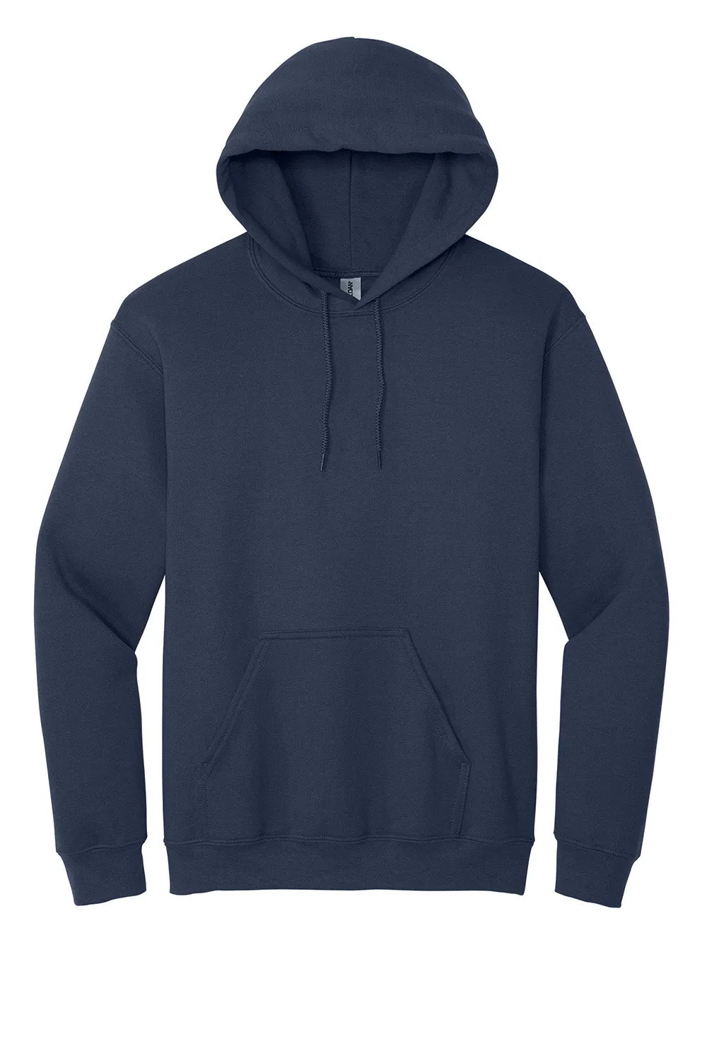 Gildan Mens Pill Resistant Hooded Sweatshirt Hoodie w/ Pouch Pocket - Navy Blue  Affordable Clothing Gildan