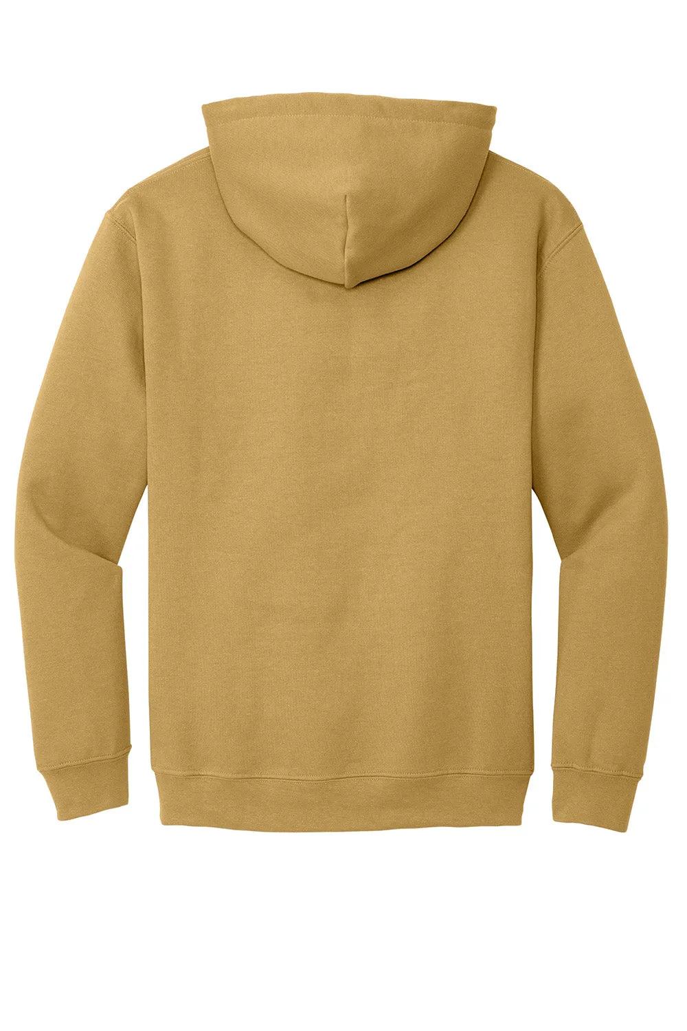 Gildan Mens Pill Resistant Hooded Sweatshirt Hoodie w/ Pouch Pocket - Old Gold