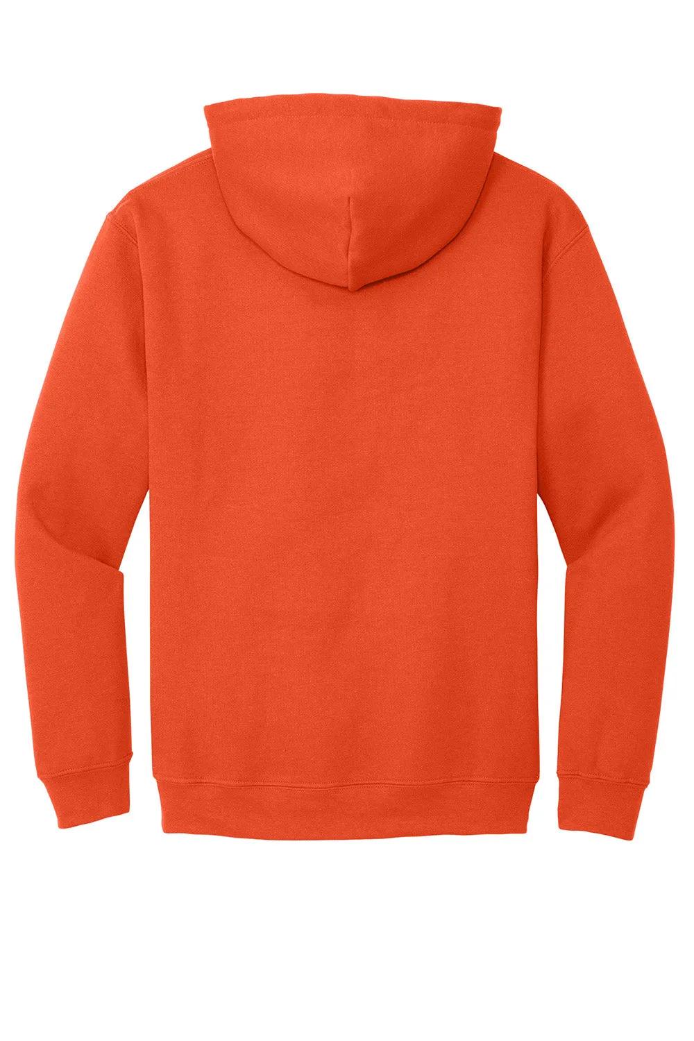 Gildan Mens Pill Resistant Hooded Sweatshirt Hoodie w/ Pouch Pocket - Orange  Affordable Clothing Gildan