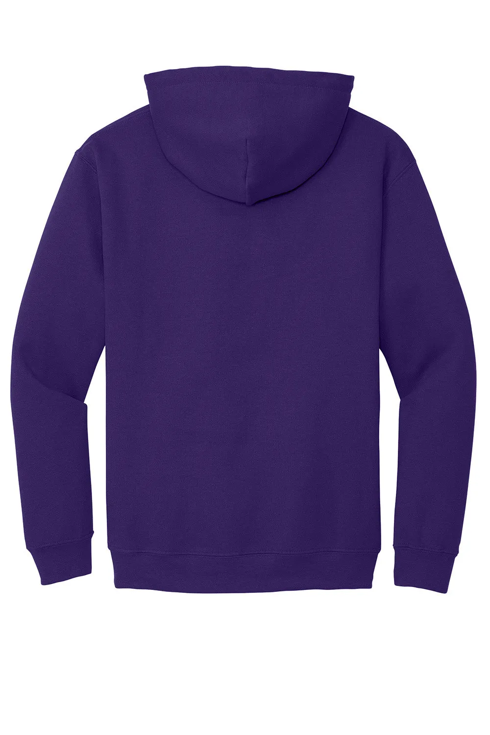 Gildan Mens Pill Resistant Hooded Sweatshirt Hoodie w/ Pouch Pocket - Purple  Affordable Clothing Gildan