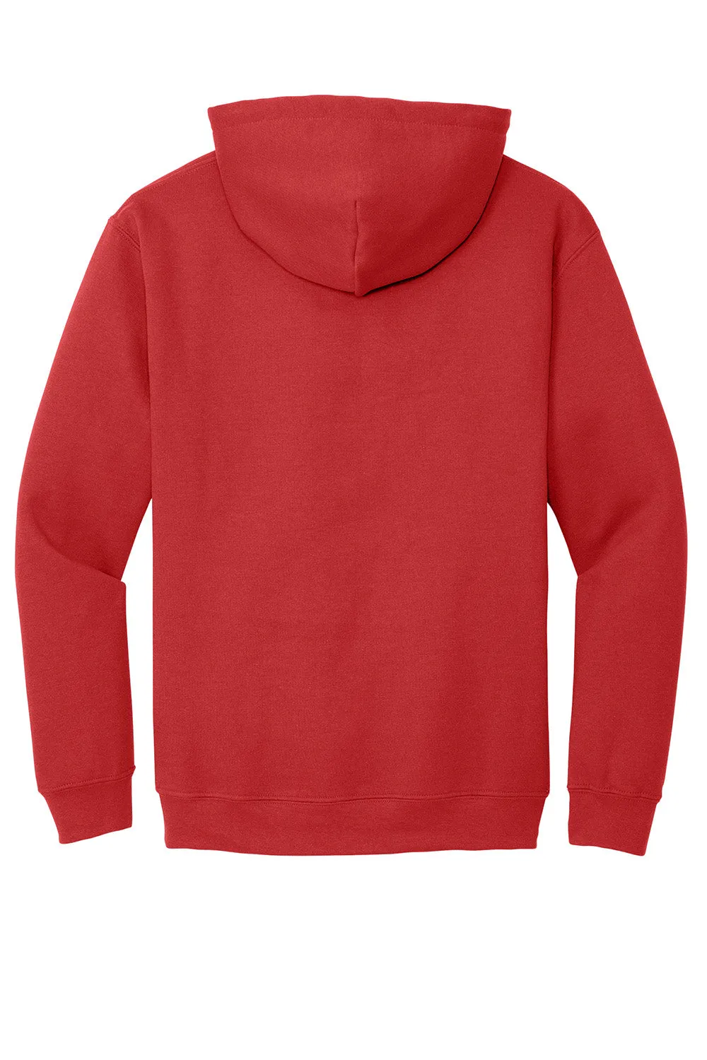 Gildan Mens Pill Resistant Hooded Sweatshirt Hoodie w/ Pouch Pocket - Red  Affordable Clothing Gildan