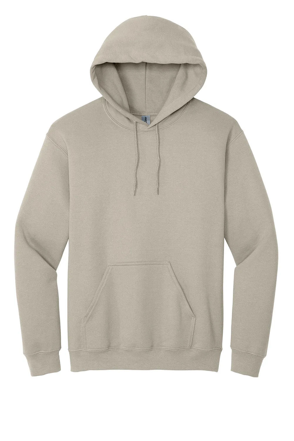 Gildan Mens Pill Resistant Hooded Sweatshirt Hoodie w/ Pouch Pocket - Sand  Affordable Clothing Gildan