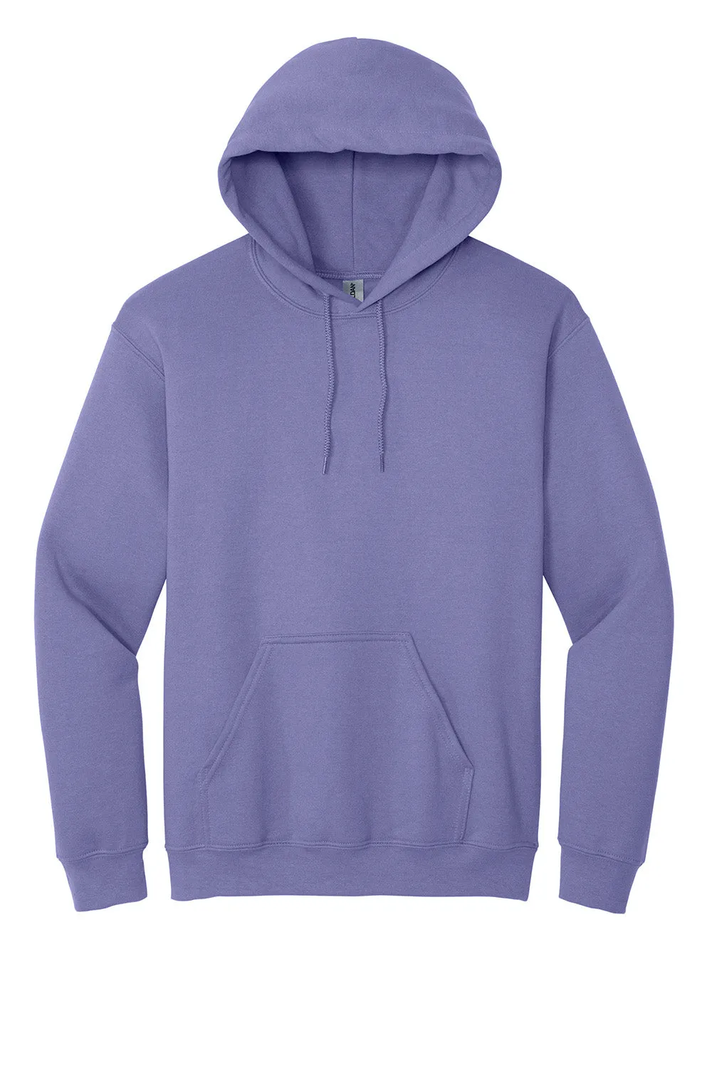 Gildan Mens Pill Resistant Hooded Sweatshirt Hoodie w/ Pouch Pocket - Violet Purple