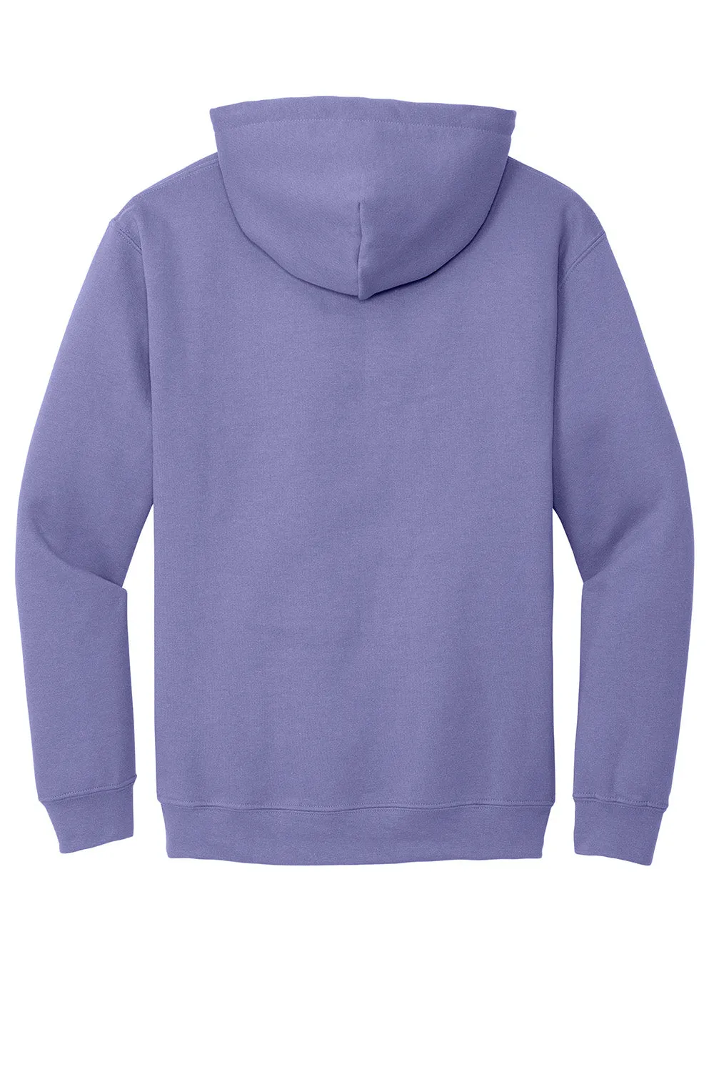 Gildan Mens Pill Resistant Hooded Sweatshirt Hoodie w/ Pouch Pocket - Violet Purple