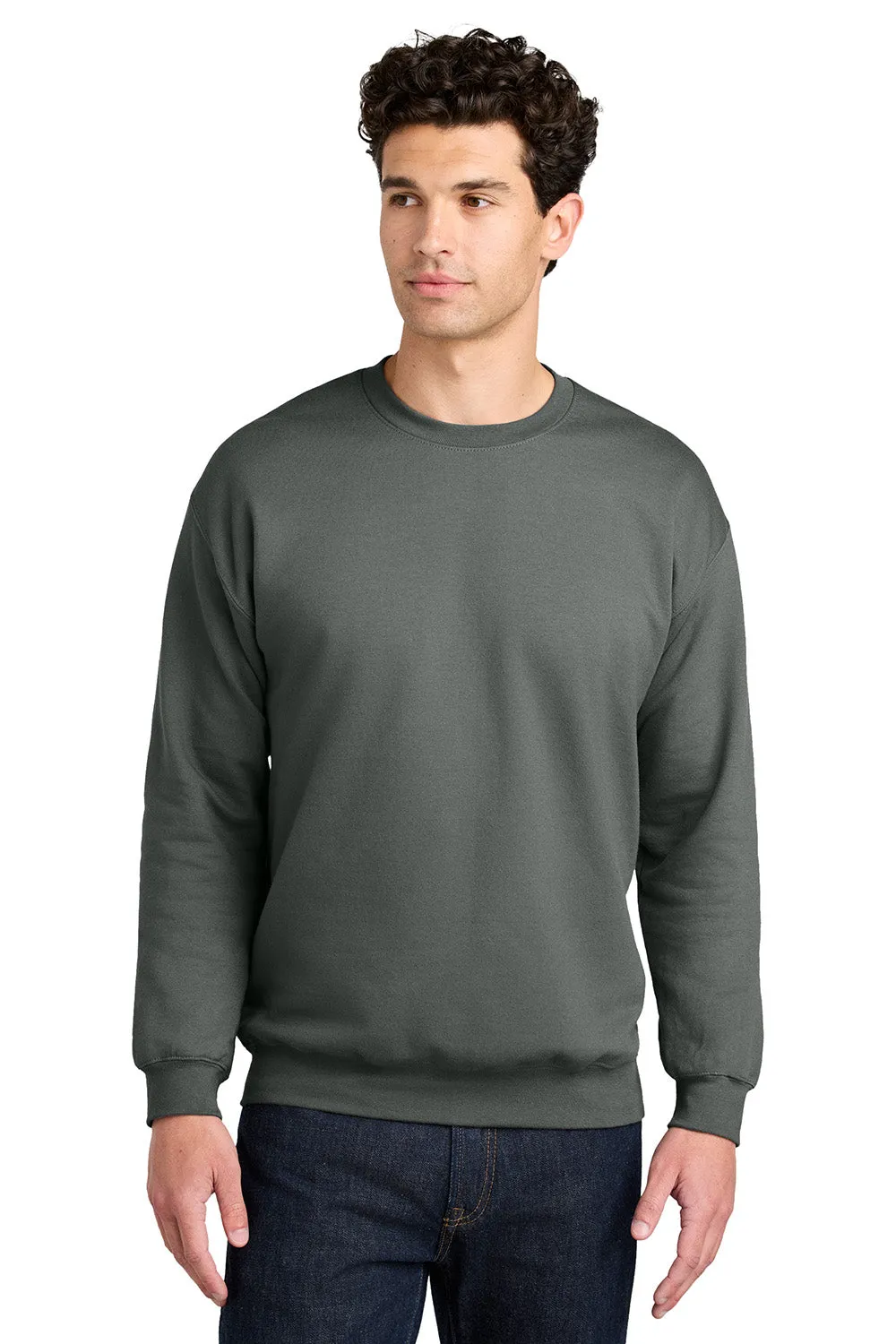 Gildan Mens Softstyle Crewneck Sweatshirt - Charcoal Grey