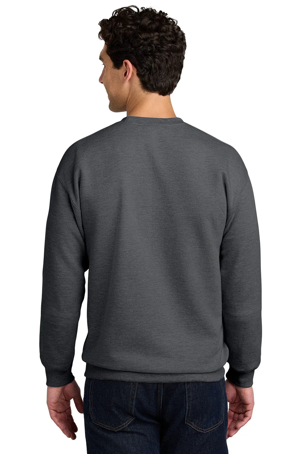 Gildan Mens Softstyle Crewneck Sweatshirt - Heather Dark Grey