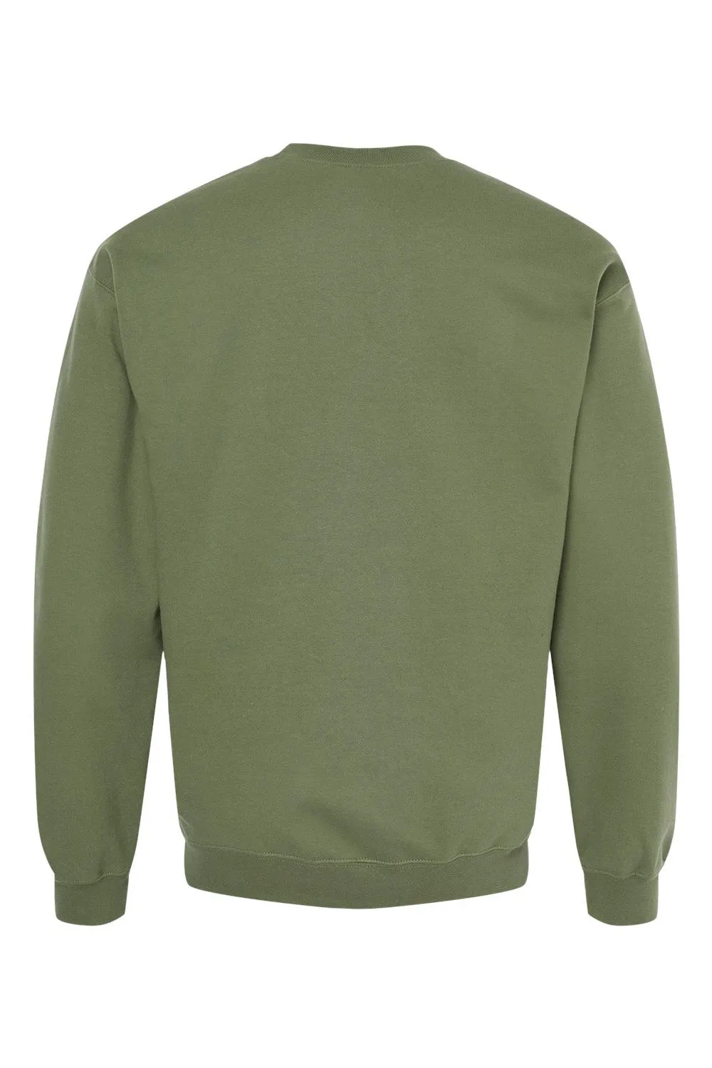 Gildan Mens Softstyle Crewneck Sweatshirt - Military Green