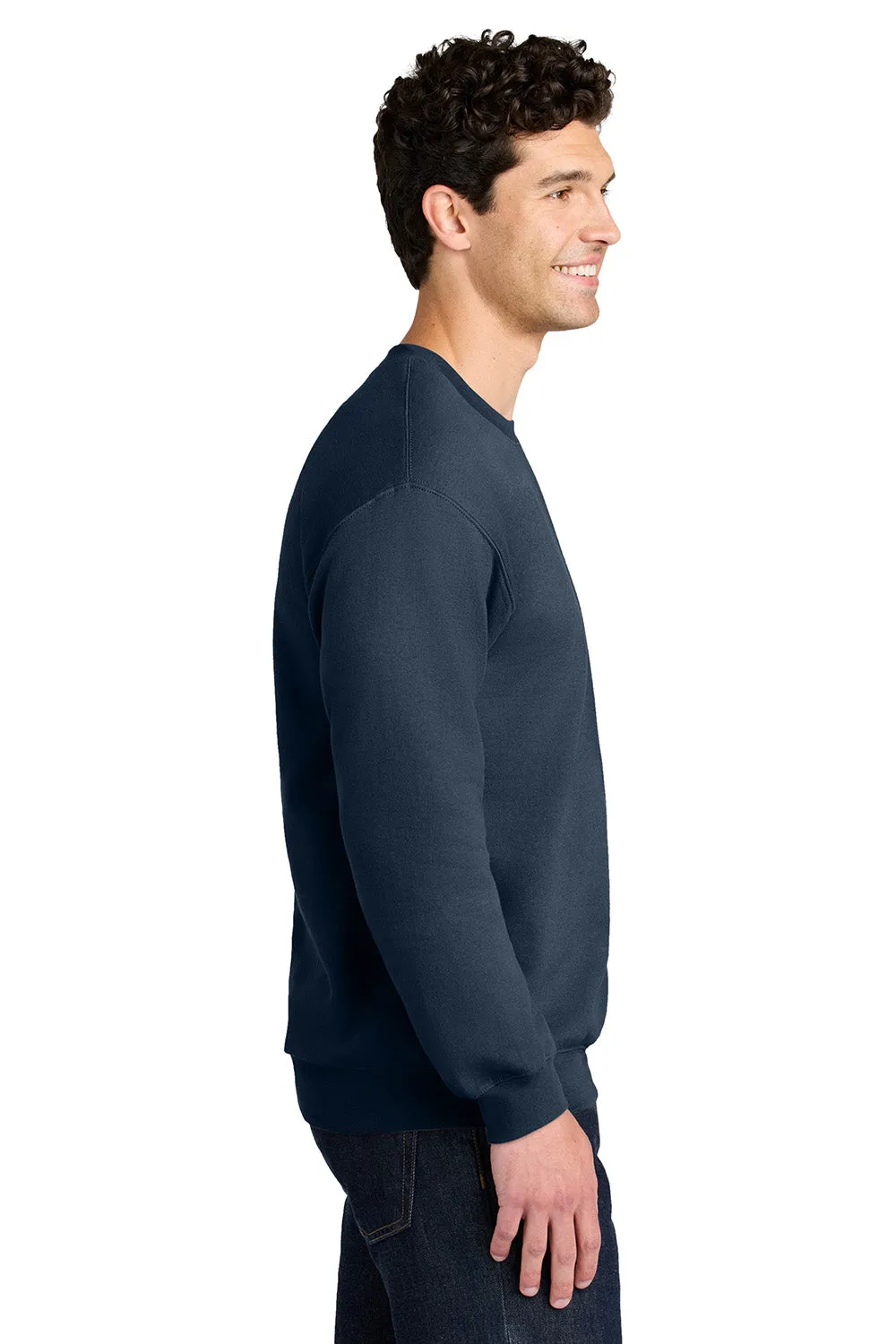 Gildan Mens Softstyle Crewneck Sweatshirt - Navy Blue