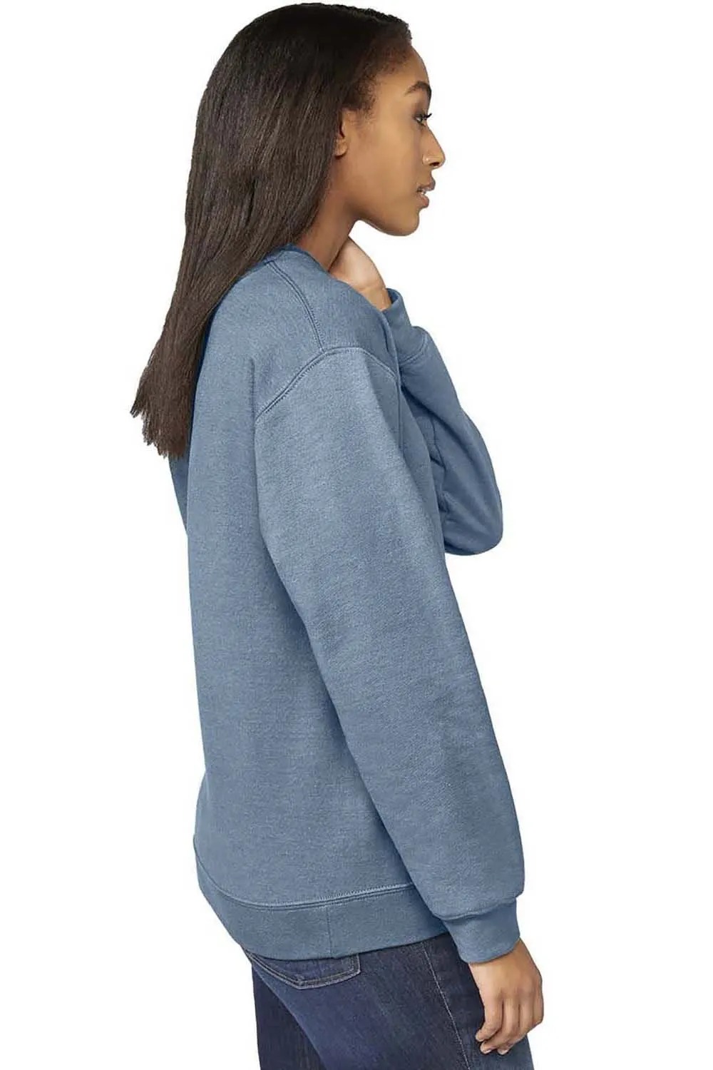 Gildan Mens Softstyle Crewneck Sweatshirt - Stone Blue