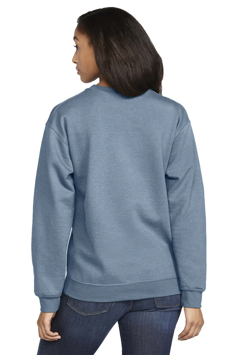 Gildan Mens Softstyle Crewneck Sweatshirt - Stone Blue