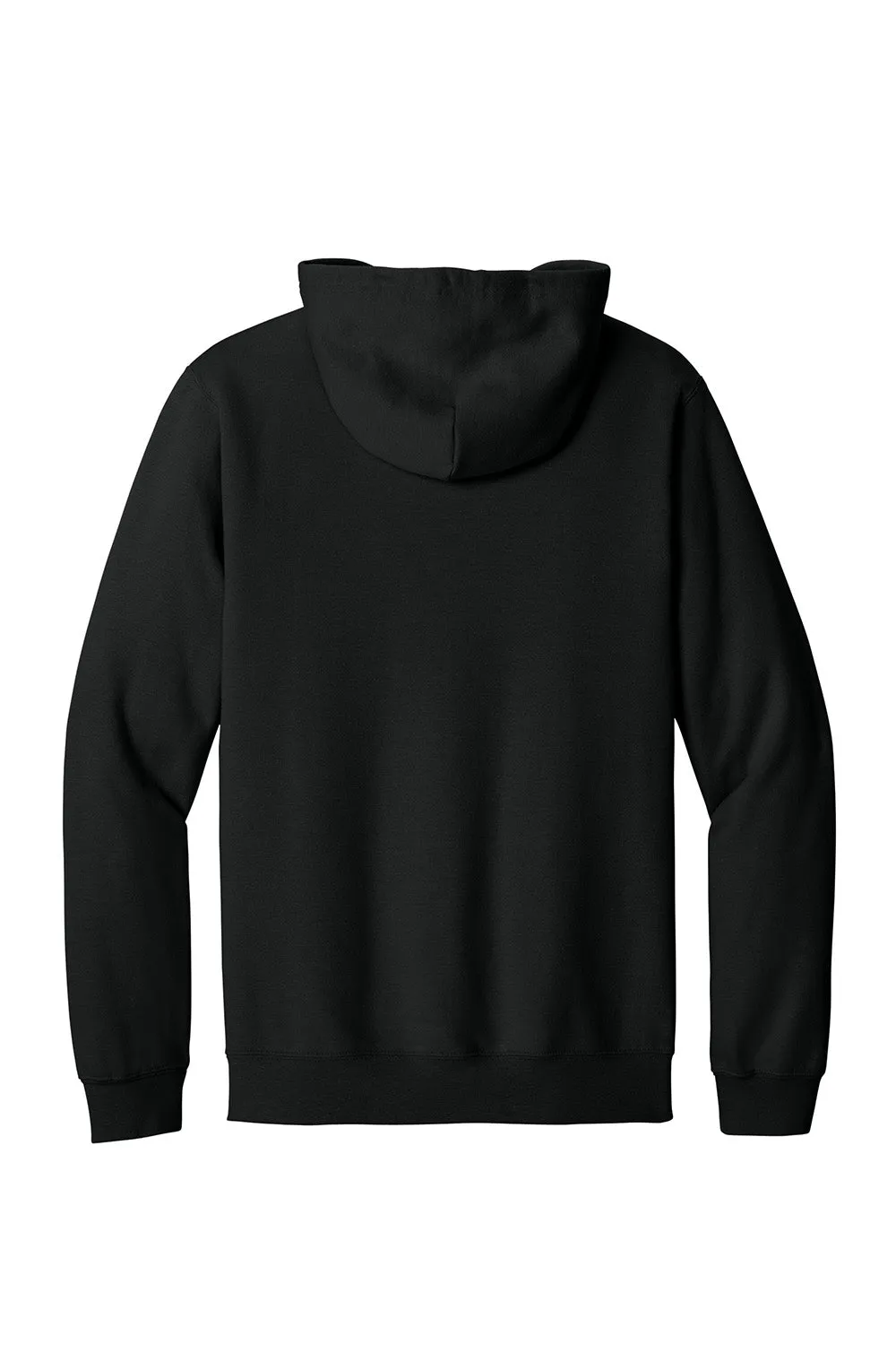 Gildan Mens Softstyle Fleece Full Zip Hooded Sweatshirt Hoodie w/ Pockets - Black