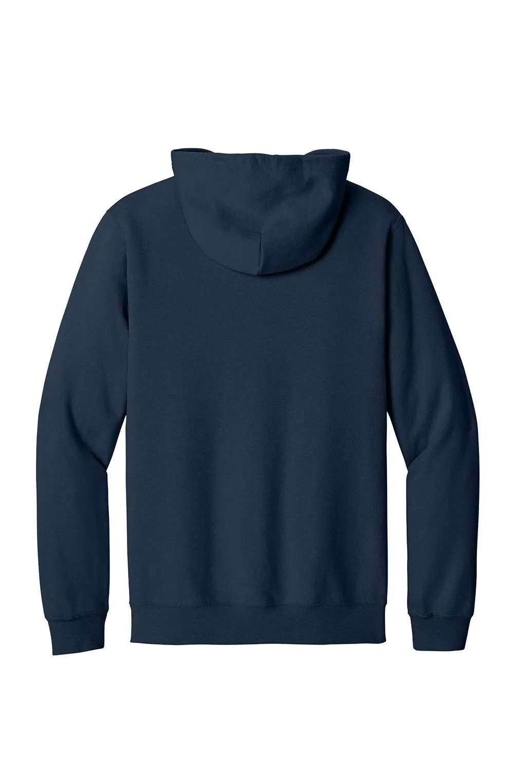 Gildan Mens Softstyle Fleece Full Zip Hooded Sweatshirt Hoodie w/ Pockets - Navy Blue