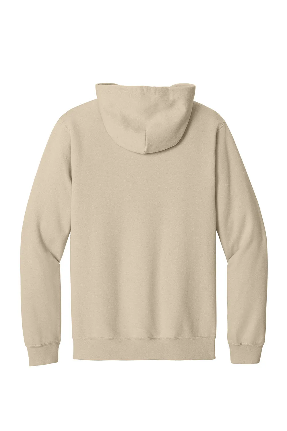 Gildan Mens Softstyle Fleece Full Zip Hooded Sweatshirt Hoodie w/ Pockets - Sand Brown