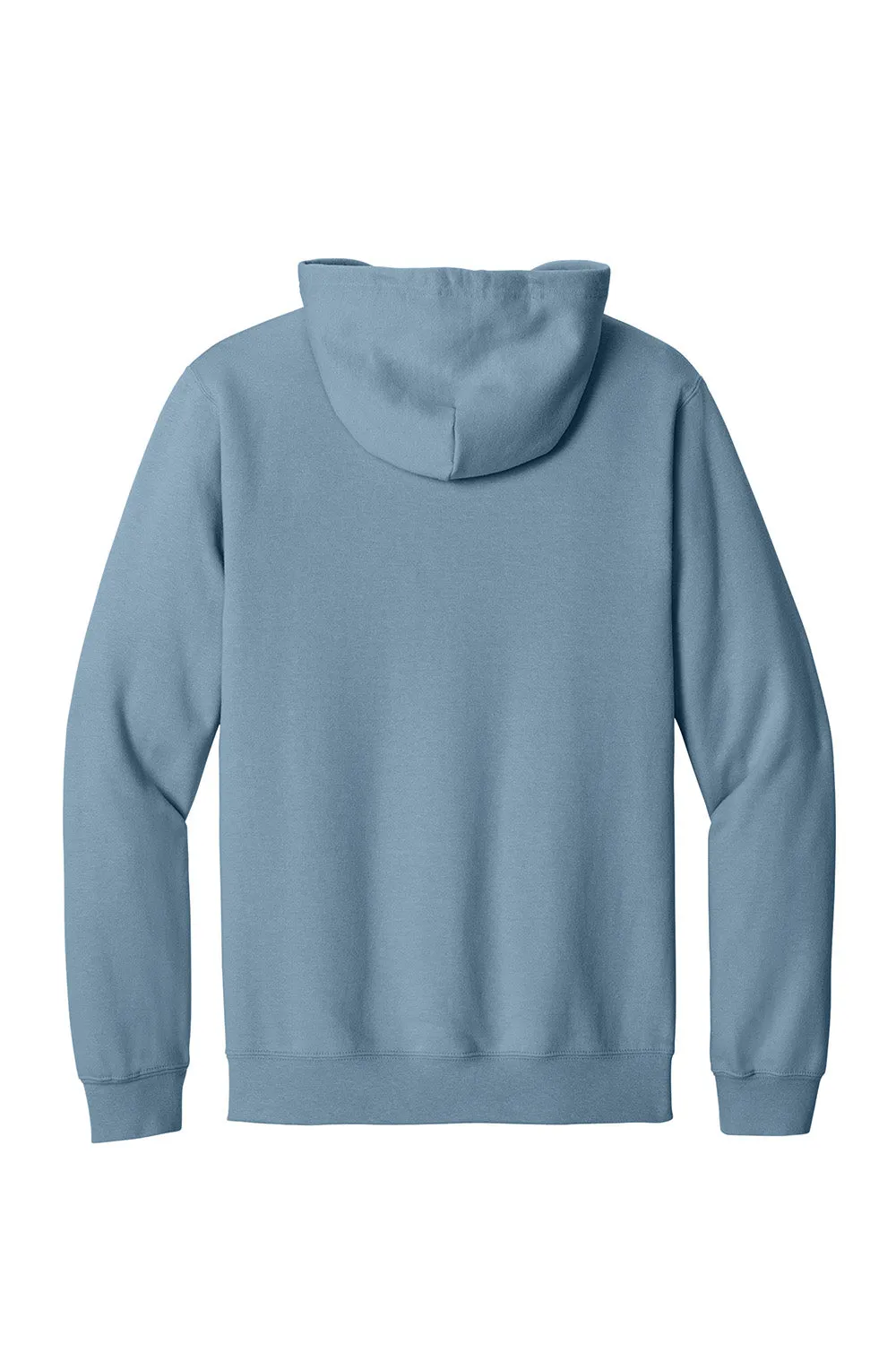 Gildan Mens Softstyle Fleece Full Zip Hooded Sweatshirt Hoodie w/ Pockets - Stone Blue  Affordable Clothing Gildan
