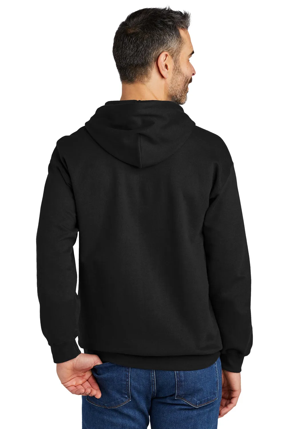 Gildan Mens Softstyle Hooded Sweatshirt Hoodie w/ Pouch Pocket - Black  Affordable Clothing Gildan