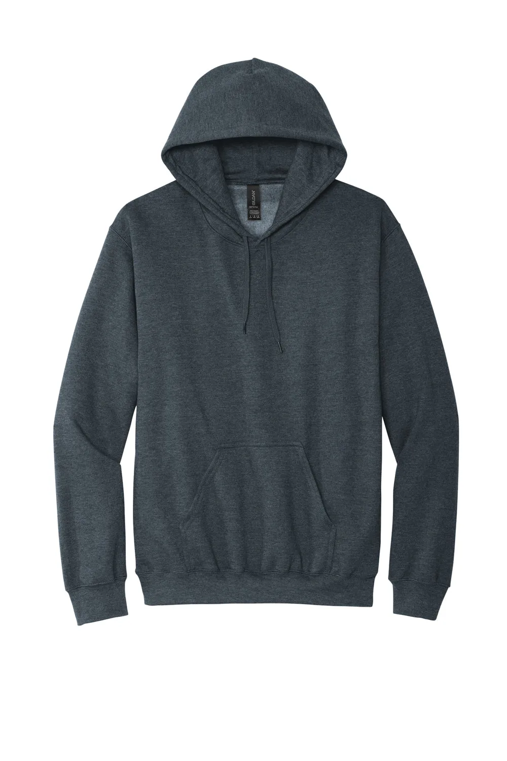 Gildan Mens Softstyle Hooded Sweatshirt Hoodie w/ Pouch Pocket - Heather Dark Grey