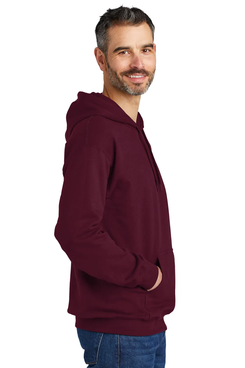Gildan Mens Softstyle Hooded Sweatshirt Hoodie w/ Pouch Pocket - Maroon