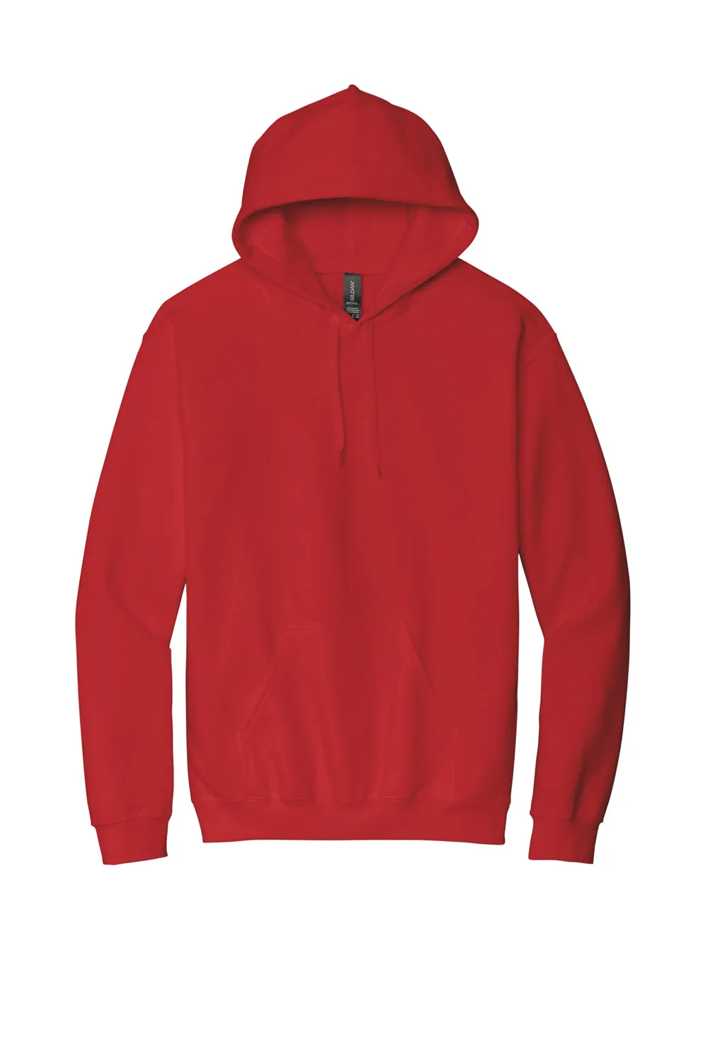 Gildan Mens Softstyle Hooded Sweatshirt Hoodie w/ Pouch Pocket - Red