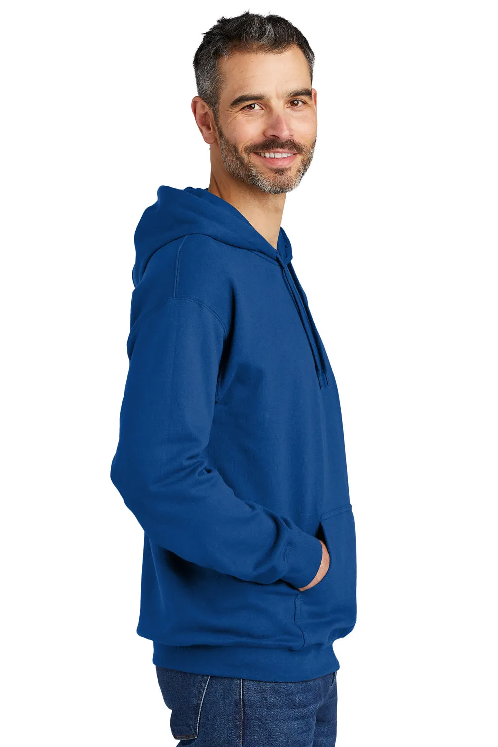 Gildan Mens Softstyle Hooded Sweatshirt Hoodie w/ Pouch Pocket - Royal Blue