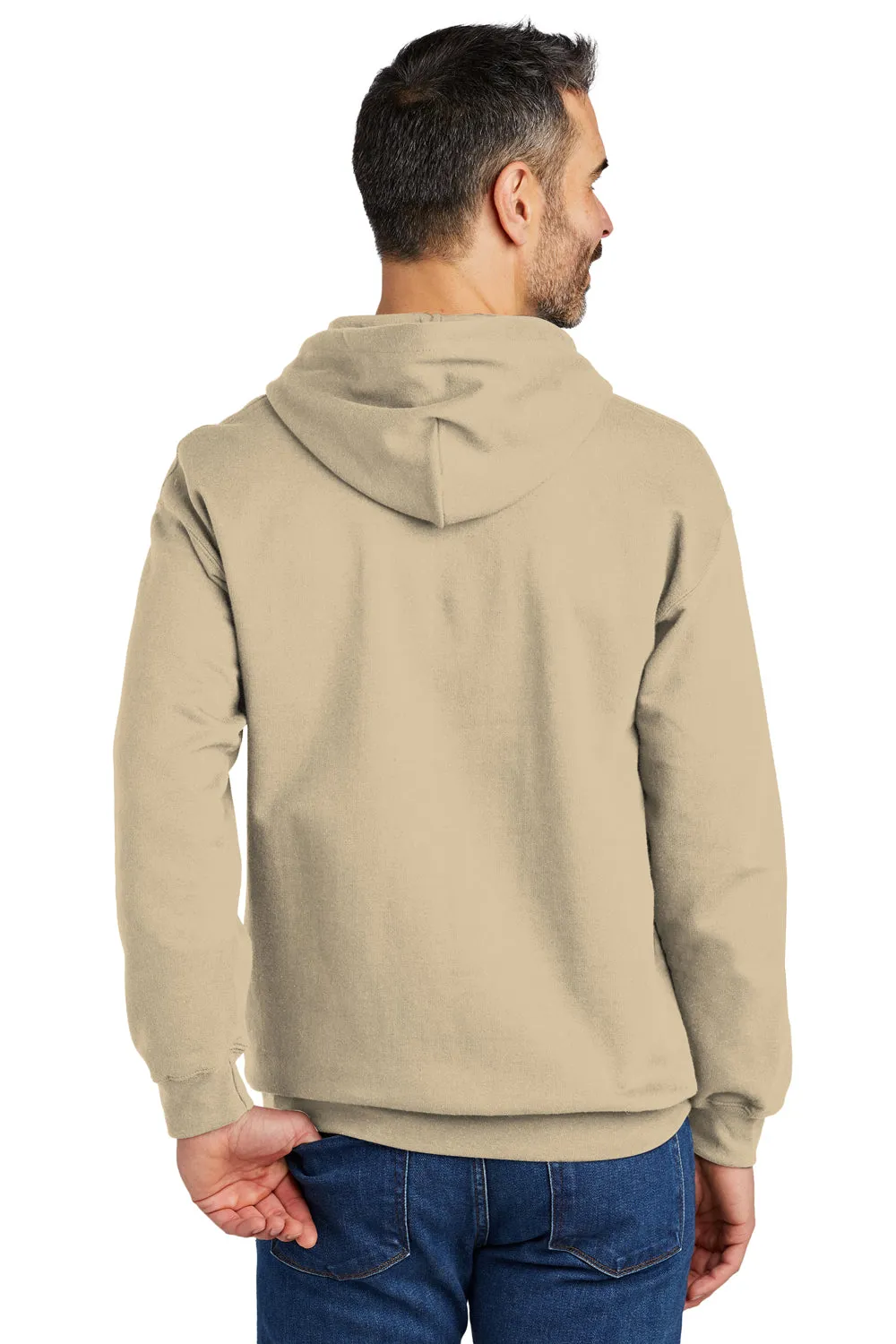 Gildan Mens Softstyle Hooded Sweatshirt Hoodie w/ Pouch Pocket - Sand  Affordable Clothing Gildan
