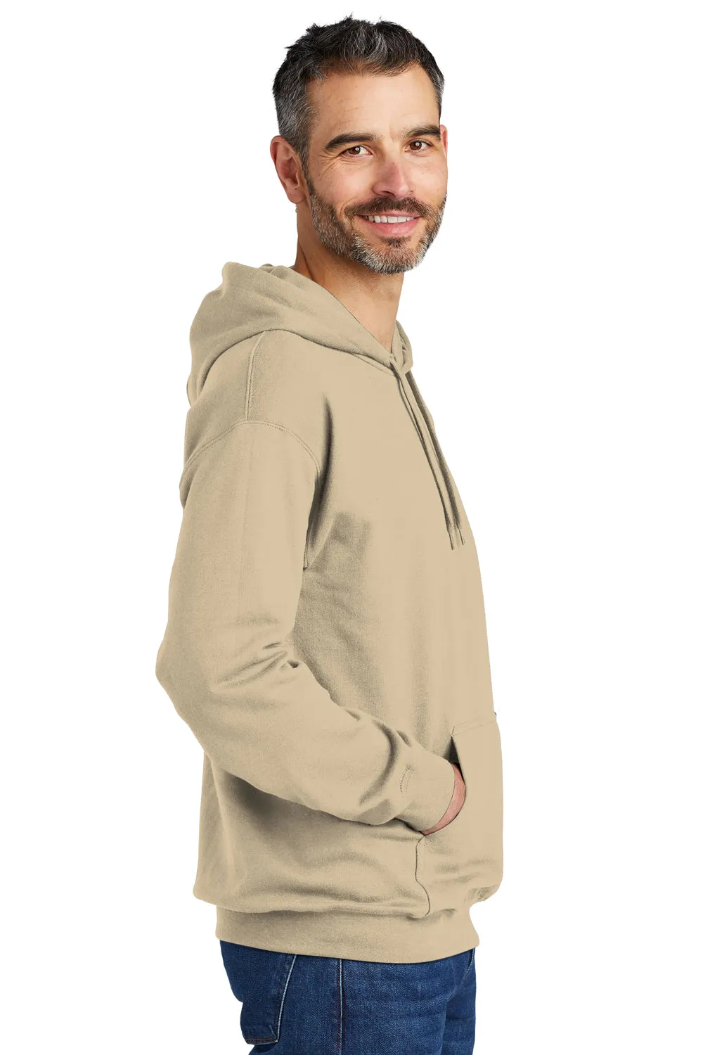 Gildan Mens Softstyle Hooded Sweatshirt Hoodie w/ Pouch Pocket - Sand  Affordable Clothing Gildan