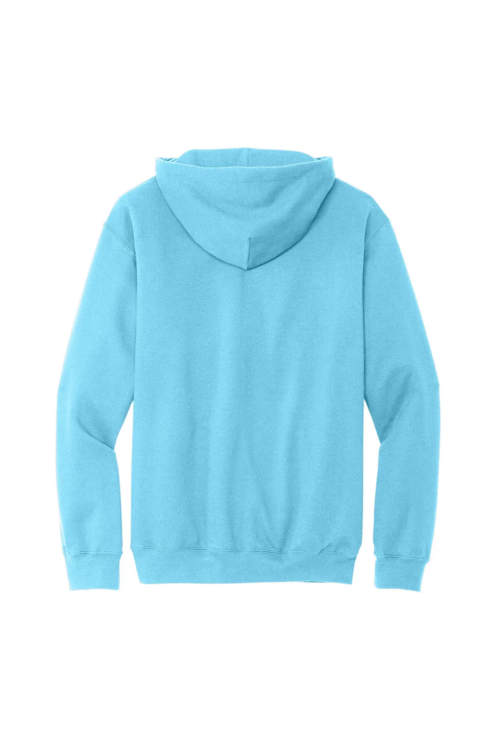 Gildan Mens Softstyle Hooded Sweatshirt Hoodie w/ Pouch Pocket - Sky Blue