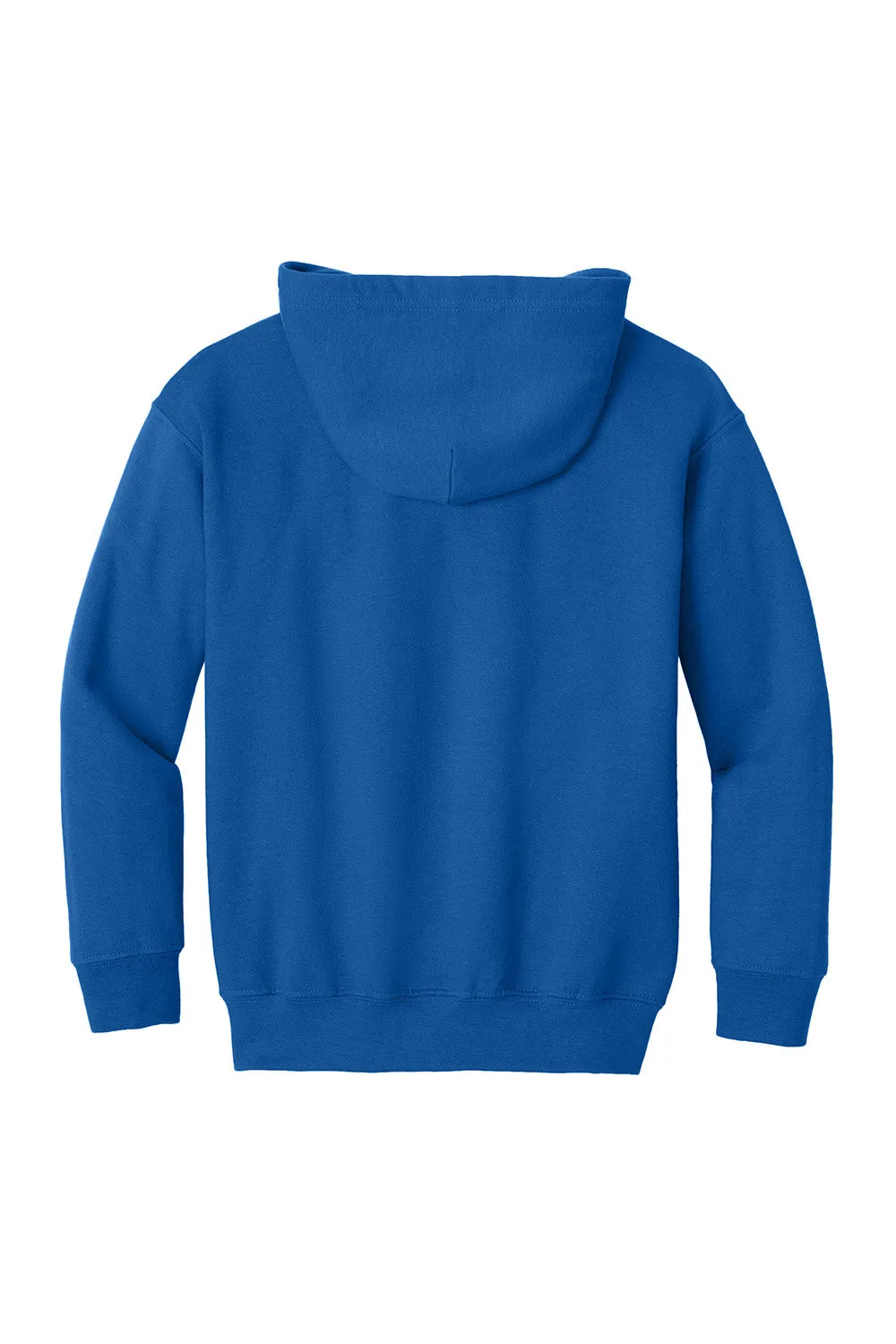 Gildan Youth Heavy Blend Full Zip Hooded Sweatshirt Hoodie w/ Pockets - Royal Blue  Affordable Clothing Gildan