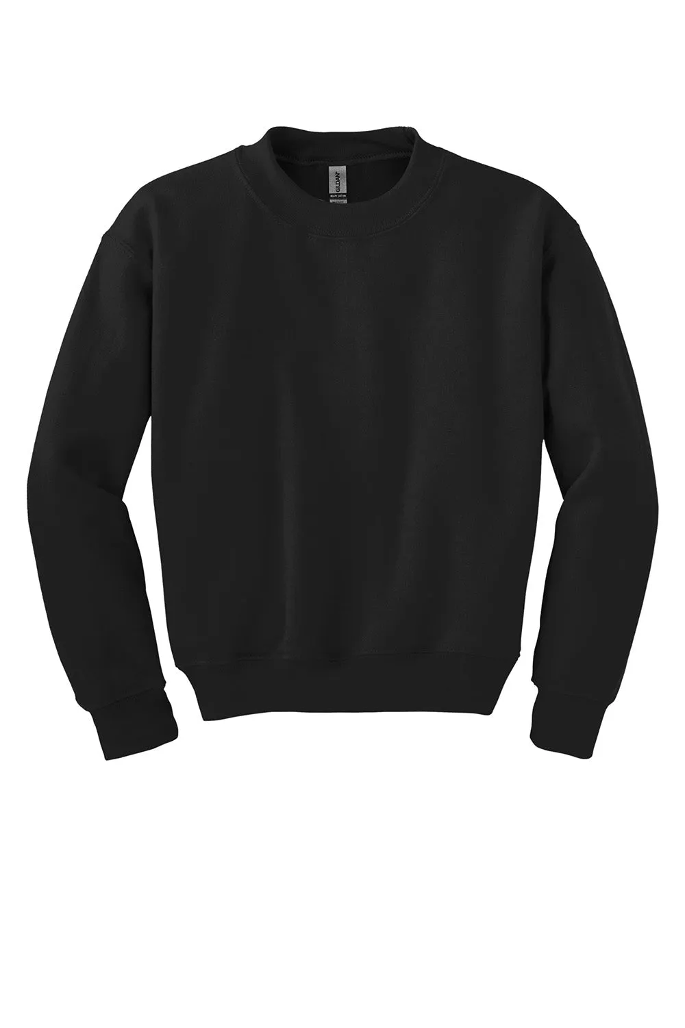 Gildan Youth Pill Resistant Fleece Crewneck Sweatshirt - Black  Affordable Clothing Gildan