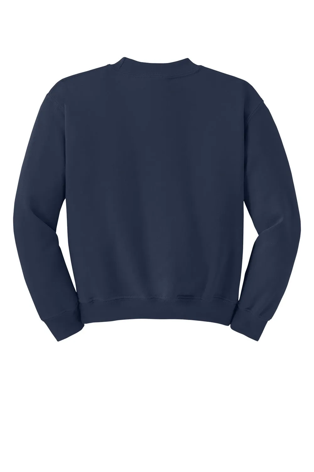 Gildan Youth Pill Resistant Fleece Crewneck Sweatshirt - Navy Blue