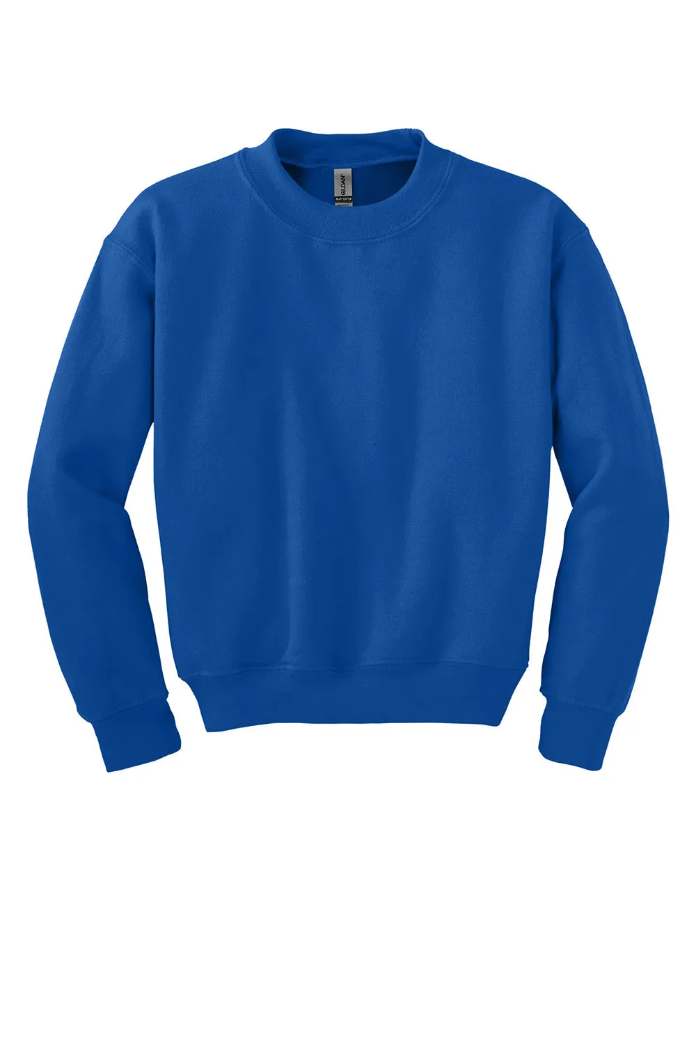Gildan Youth Pill Resistant Fleece Crewneck Sweatshirt - Royal Blue  Affordable Clothing Gildan