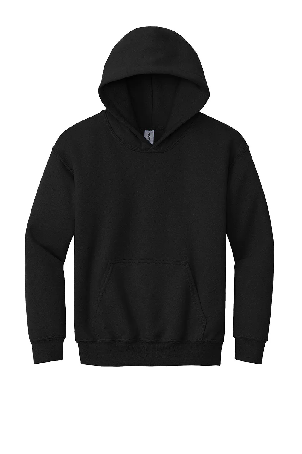 Gildan Youth Pill Resistant Hooded Sweatshirt Hoodie w/ Pouch Pocket - Black  Affordable Clothing Gildan