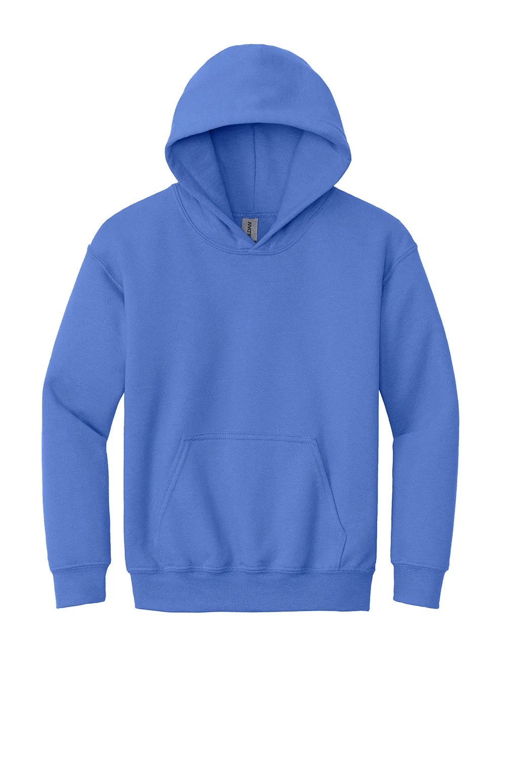Gildan Youth Pill Resistant Hooded Sweatshirt Hoodie w/ Pouch Pocket - Carolina Blue