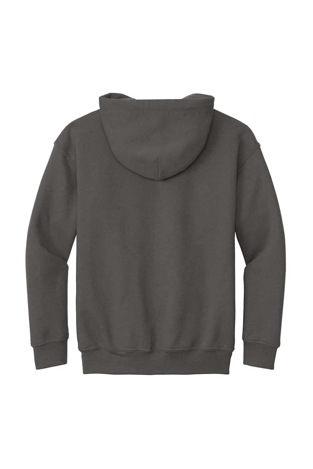 Gildan Youth Pill Resistant Hooded Sweatshirt Hoodie w/ Pouch Pocket - Charcoal Grey  Affordable Clothing Gildan