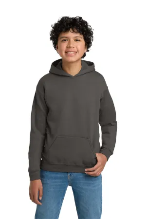 Gildan Youth Pill Resistant Hooded Sweatshirt Hoodie w/ Pouch Pocket - Charcoal Grey  Affordable Clothing Gildan