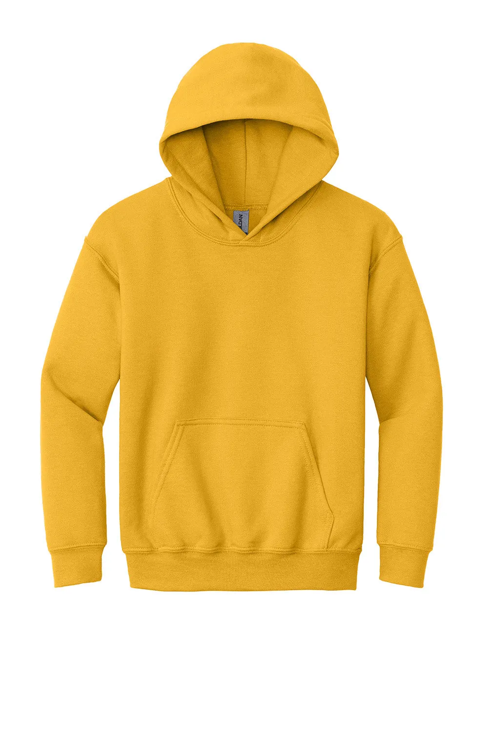 Gildan Youth Pill Resistant Hooded Sweatshirt Hoodie w/ Pouch Pocket - Gold  Affordable Clothing Gildan