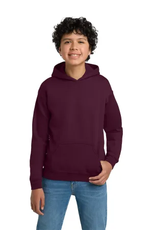 Gildan Youth Pill Resistant Hooded Sweatshirt Hoodie w/ Pouch Pocket - Maroon  Affordable Clothing Gildan