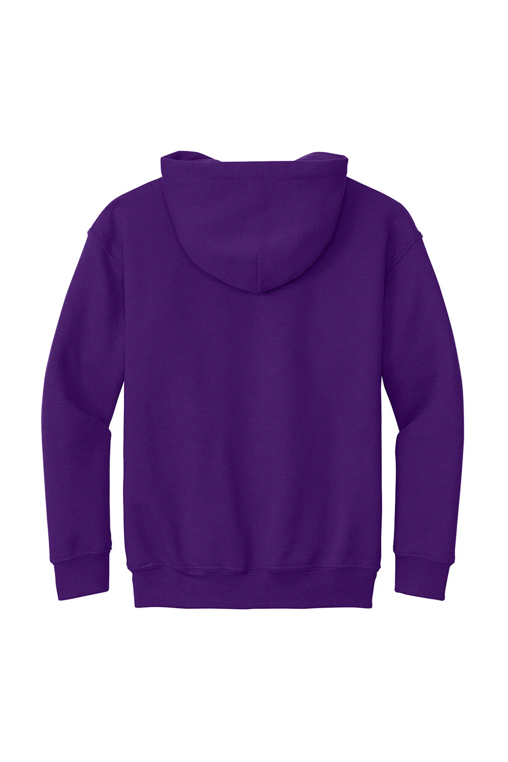 Gildan Youth Pill Resistant Hooded Sweatshirt Hoodie w/ Pouch Pocket - Purple  Affordable Clothing Gildan