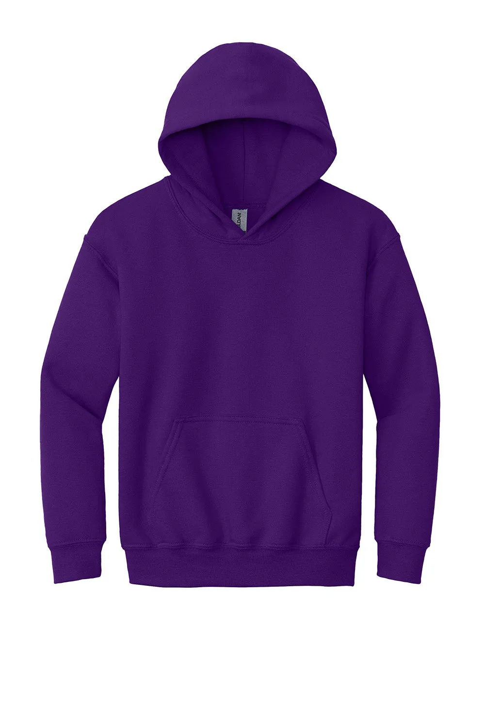 Gildan Youth Pill Resistant Hooded Sweatshirt Hoodie w/ Pouch Pocket - Purple  Affordable Clothing Gildan