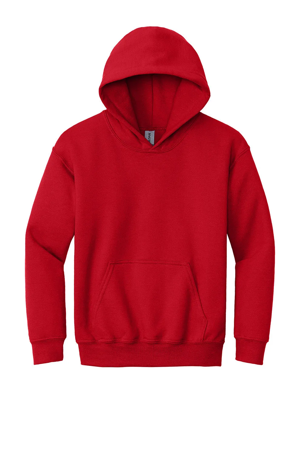 Gildan Youth Pill Resistant Hooded Sweatshirt Hoodie w/ Pouch Pocket - Red  Affordable Clothing Gildan