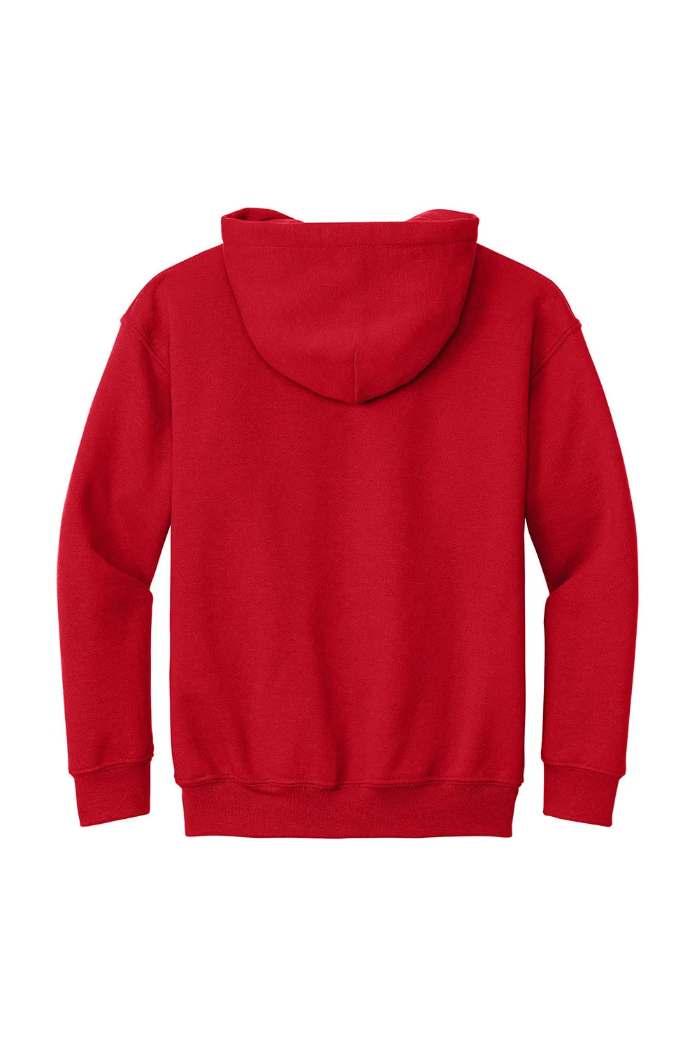 Gildan Youth Pill Resistant Hooded Sweatshirt Hoodie w/ Pouch Pocket - Red  Affordable Clothing Gildan